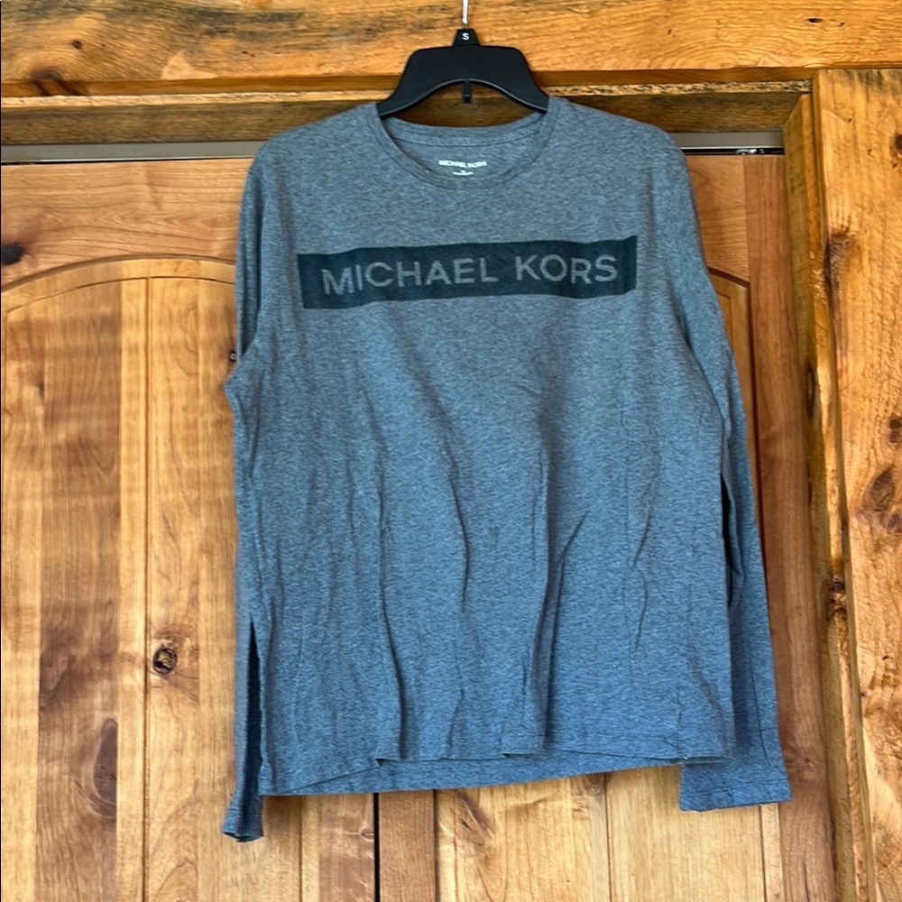 Michael Kors Gray Long Sleeve Shirt